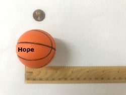 Stress Reliever Ball With Basketball Shape