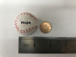 Stress Reliever Ball With Baseball Shape