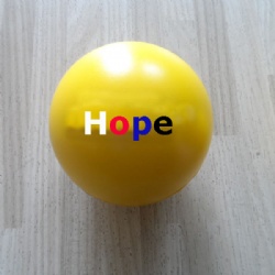 Round PU Stress Ball With Full Color Imprint
