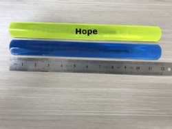 PVC Slap Bracelet with rounded edges