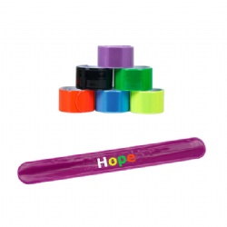 PVC Slap Bracelet with full color imprint